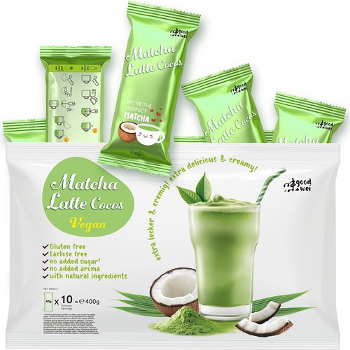 Matcha cocos latte instant - –,