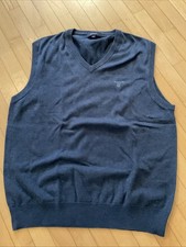 Herren Pullunder Gant Gr. Xl Jeansblau