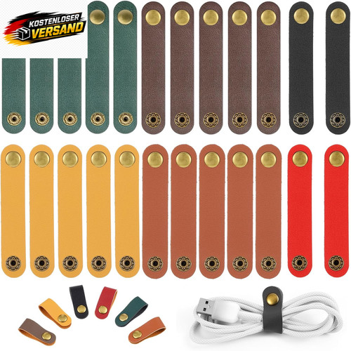 Kabel organizer leder set - organizer, für