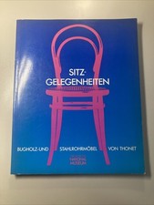 1990 Sitzgelegenheiten / Thonet Möbel Ausstellungskatalog Germ. Nationalmuseum