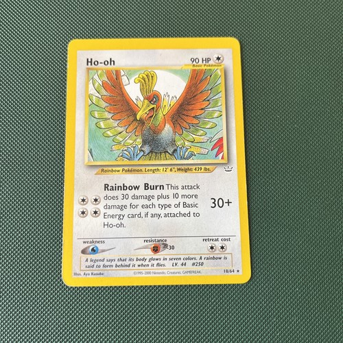 Pokemon karte deutsch - ho-oh,