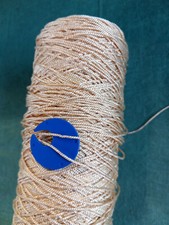 Konengarn 215 Gramm mit Kone, glänzend, beige, glatt, nicht reißbar