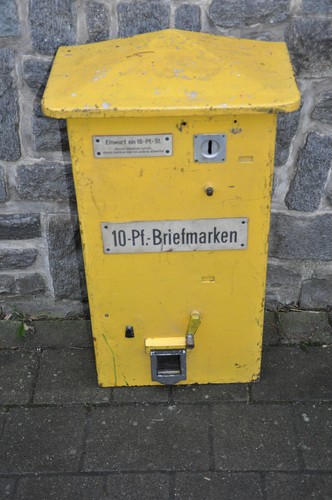 Alter briefmarkenautomat - alter,