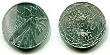 10 Euro Frankreich 2014 Silber  "Gallische Hahn"