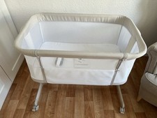 Ezebaby Beistellbett 2in1 Babybett Babywiege für Neugeborene 7fach höhenverstell