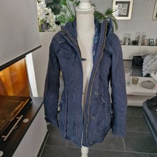 HOLLISTER toller Wintermantel dicke Winterjacke blau Gr. XS/S (S steht drin)