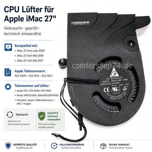 Lüfter cpu für - lüfter, imac