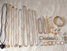 Gebraucht Schmuck Konvolut Großpackung Set Halskette Ring Armband Ohrringe...