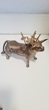 Spanischer vintage stier - vintage-stier, im