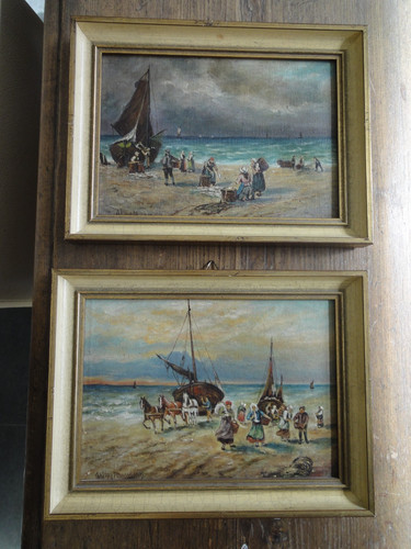 Fischer strand meer - fischer, strand,