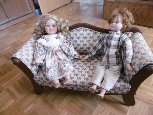 Puppensofa mit puppen gut - mit, 2