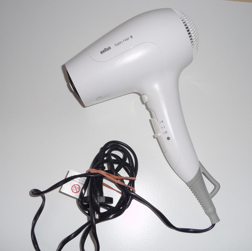 Haartrockner fön braun satin - braun,