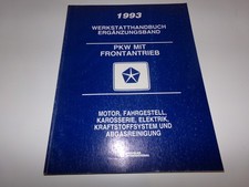 Werkstatthandbuch 1993 PKW mit Frontantrieb Chrysler LeBaron * New Yorker Dodge