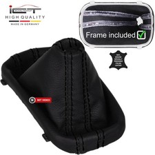 A Leather gear shift boot