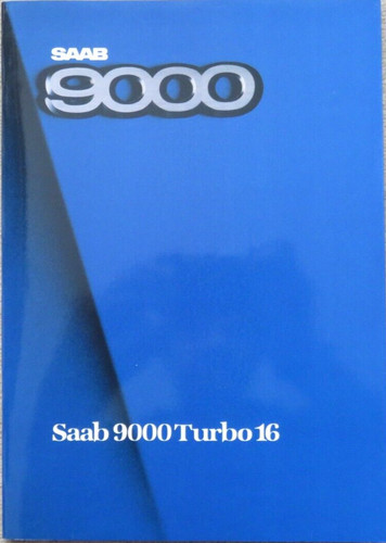 Saab 9000 turbo - turbo, prospekt