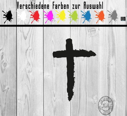 Aufkleber kreuz kreutz cross - kreutz,