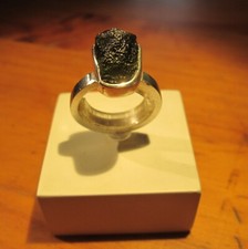 Unisex ring moldavit - moldavit,
