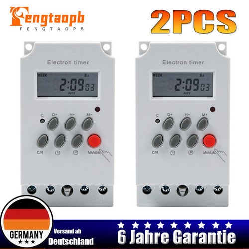 2pcs 12v zeitschaltuhr lcd - 2pcs,