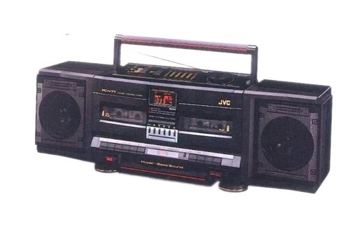 Jvc v77 dual cassette - jvc,