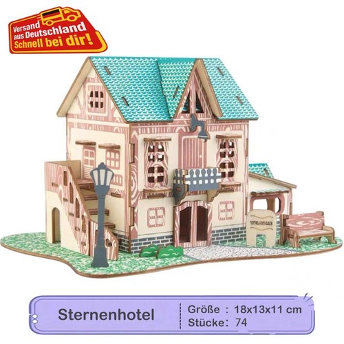 Montessori holz puzzle - holz, 3d