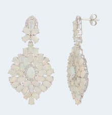 Harry Ivens IV Ohrstecker Silber 925 mit Äthiopischen Opalen und Zirkonen