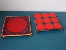 2 Untersetzer Fliese Keramik