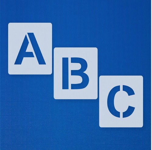 Buchstaben schablonen - 30,