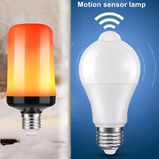  E27 LED Licht Fackel Feuer Lampe Flammen Effekt Glühbirne Flacker Birne Deko DE