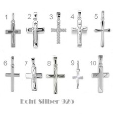 Kreuz Anhänger & Kette 925