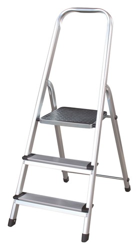 Alu stufenstehleiter - alu,