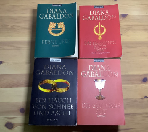 Diana gabaldon bücher - diana, 4x