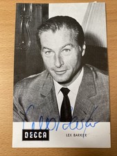 Original autogramm lex barker - autogramm,