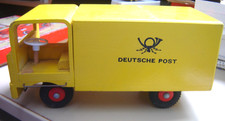 Vero Holz-Lkw Deutsche Post aus der DDR 27cm lang "Gebraucht"(586)