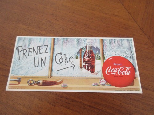 Altes coca cola löschpapier - coca-cola,