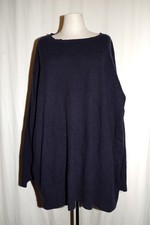 H&M Cashmere Feinstrick Rundhals Pullover 100% Kaschmir dunkelblau L 