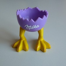 Milka Eierbecher 1 Stück Eier Frühstück Ostern Dekoration Spielzeug Kinder Füße