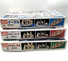 3 IMAI KAGAKU Segelschiff Bausätze Gorch Fock / Sagres 2 /Eagle + Geschenk 1:350