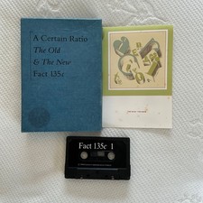 A Certain Ratio - The Old 7 The New rare factory cassette box inc insert