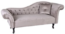 Samt Recamiere Vintage Sofa