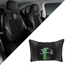 2x Nackenpolster Leder Nackenkissen Reisekissen  Denizlispor Polster DTF Druck