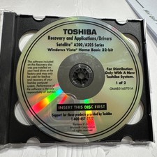 Toshiba Recovery Discs