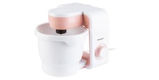 SILVERCREST Küchenmaschine Rührmaschine SKM 550 B2 Edelstahl 3,8 Liter rosa/weiß