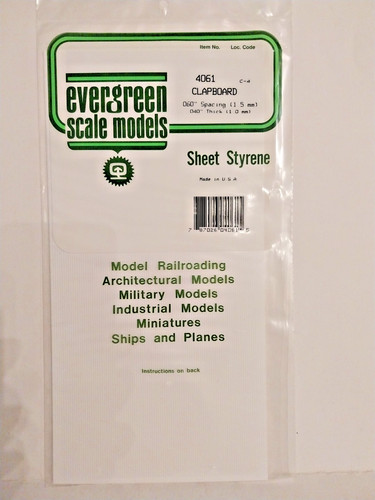 Evergreen models polystyrol - models,
