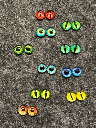 Glasaugen cabochons 6mm - cabochons,