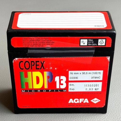 Agfa copex hdp microfilm - copex, 13