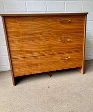 Schuhschrank aus Holz 70er Jahre