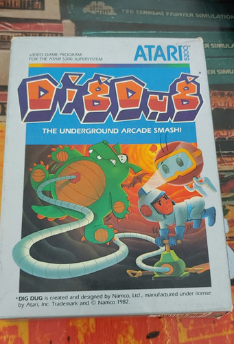 Dig dug atari vcs 5200 - (1986),