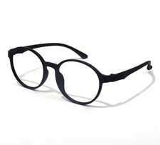 Rundbrille Schwarz – Leicht