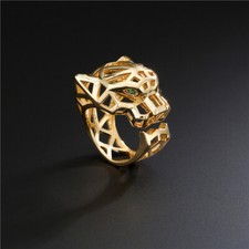 Panther Ring/ Raubkatzen Ring/ Unisex vergoldet
