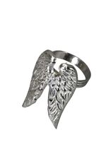 heavenly HOYA Serviettenringe Engelsflügel silber Metall Tafel-Dekoration